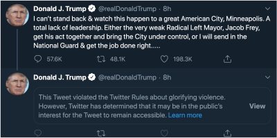 ff44f08cdac78a011c8abf0a0812a3681a3002c8-800x200_1591119874091 Twitter suspended hundreds of “spammy” accounts on Monday related to the “#dcblackout” hashtag.